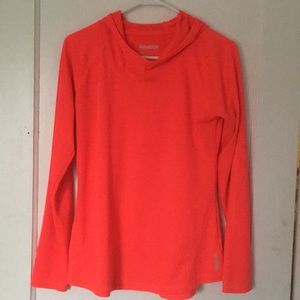 Pink Orange Reebok Long Sleeve Top Size Medium